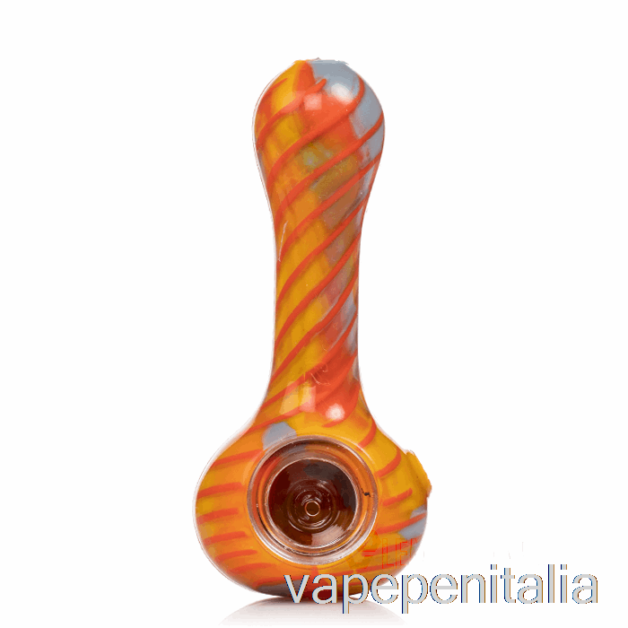 Penna Vape Eyce Oraflex Cucchiaio In Silicone A Spirale Desert (grigio / Arancione / Giallo Sole)